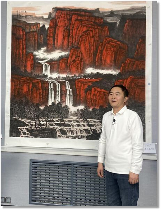 中国出大红袍知名画家图片